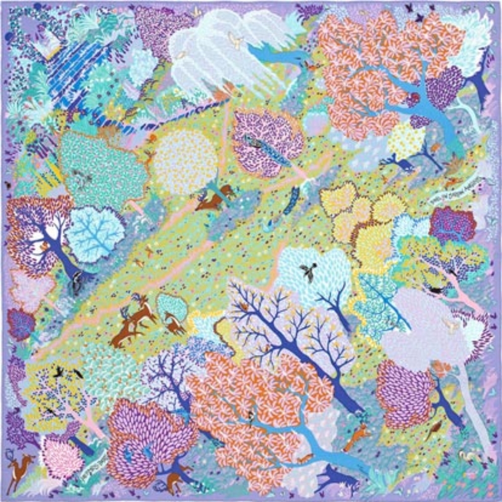 HERMES SILK SCARF
